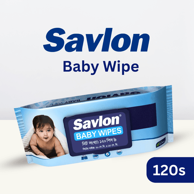 Savlon Baby Wipes 120s