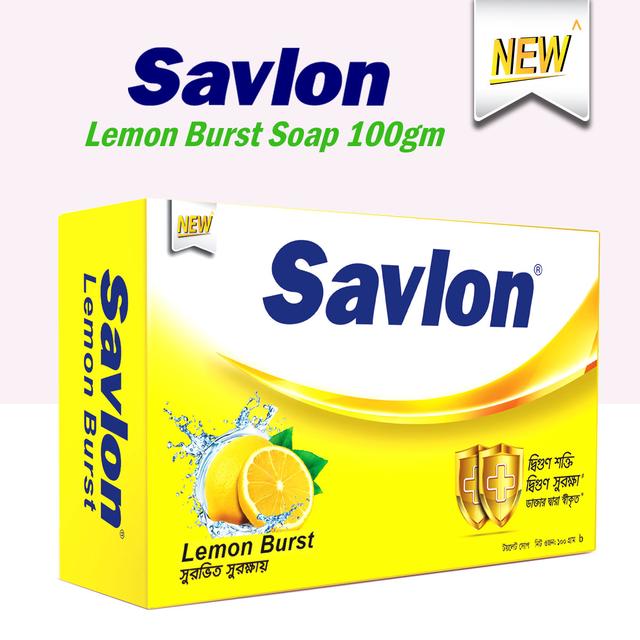 Savlon Soap Lemon Burst 100 gm