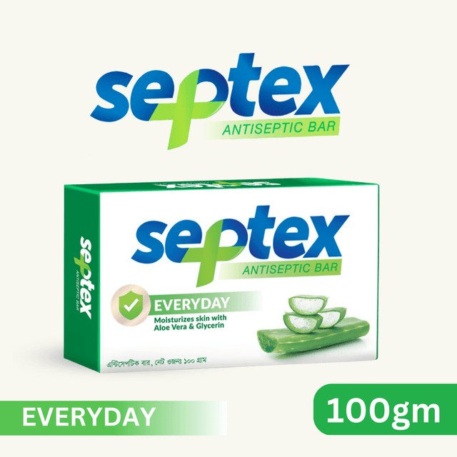 Septex Everyday Antiseptic Bar 100gm
