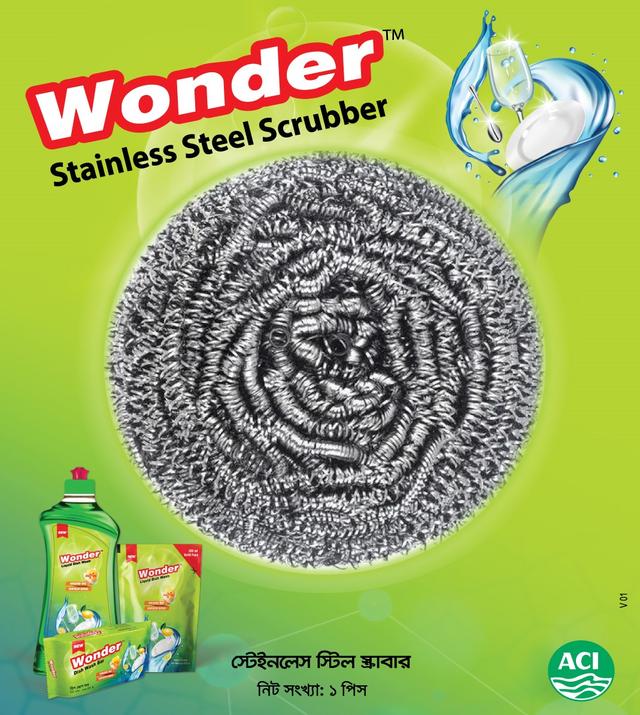 Wonder Stainless Steel Scrubber 22gm