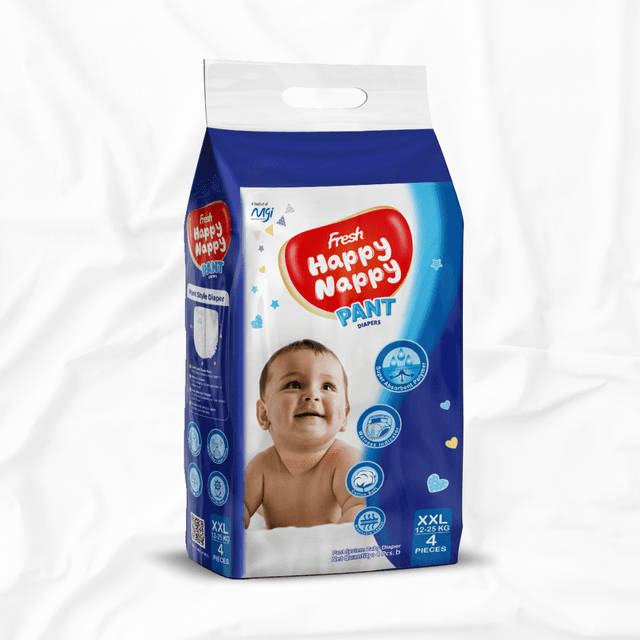Fresh Happy Nappy Pant Diaper 12-25 kg (XXL-Size) 24 pcs