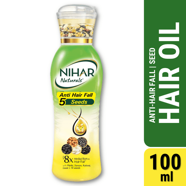 Nihar 5 Seeds Anti-Hairfall Double Strong Oil 100ml