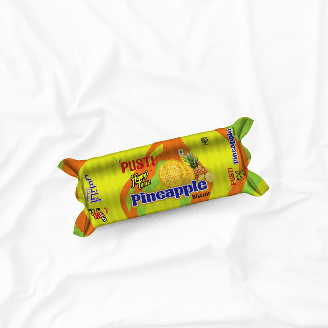 Pusti Happy Time Pineapple Biscuit-45 gm